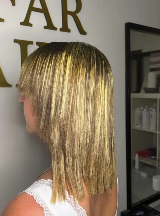 אחרי החלקה — תלתלים קצרים